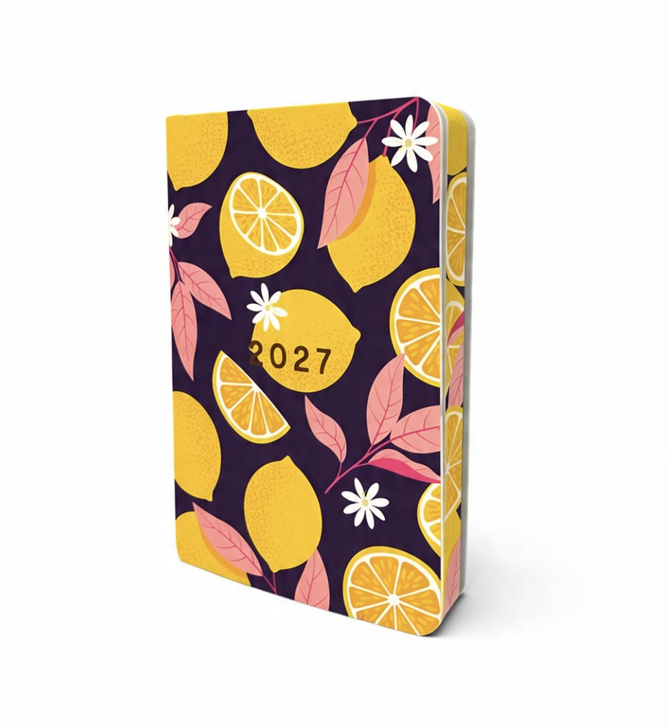 AGENDA INTEMPO FANTASIA CITRUS MORBIDOSA 12 MESI GIORNALIERI 2027 10x15cm