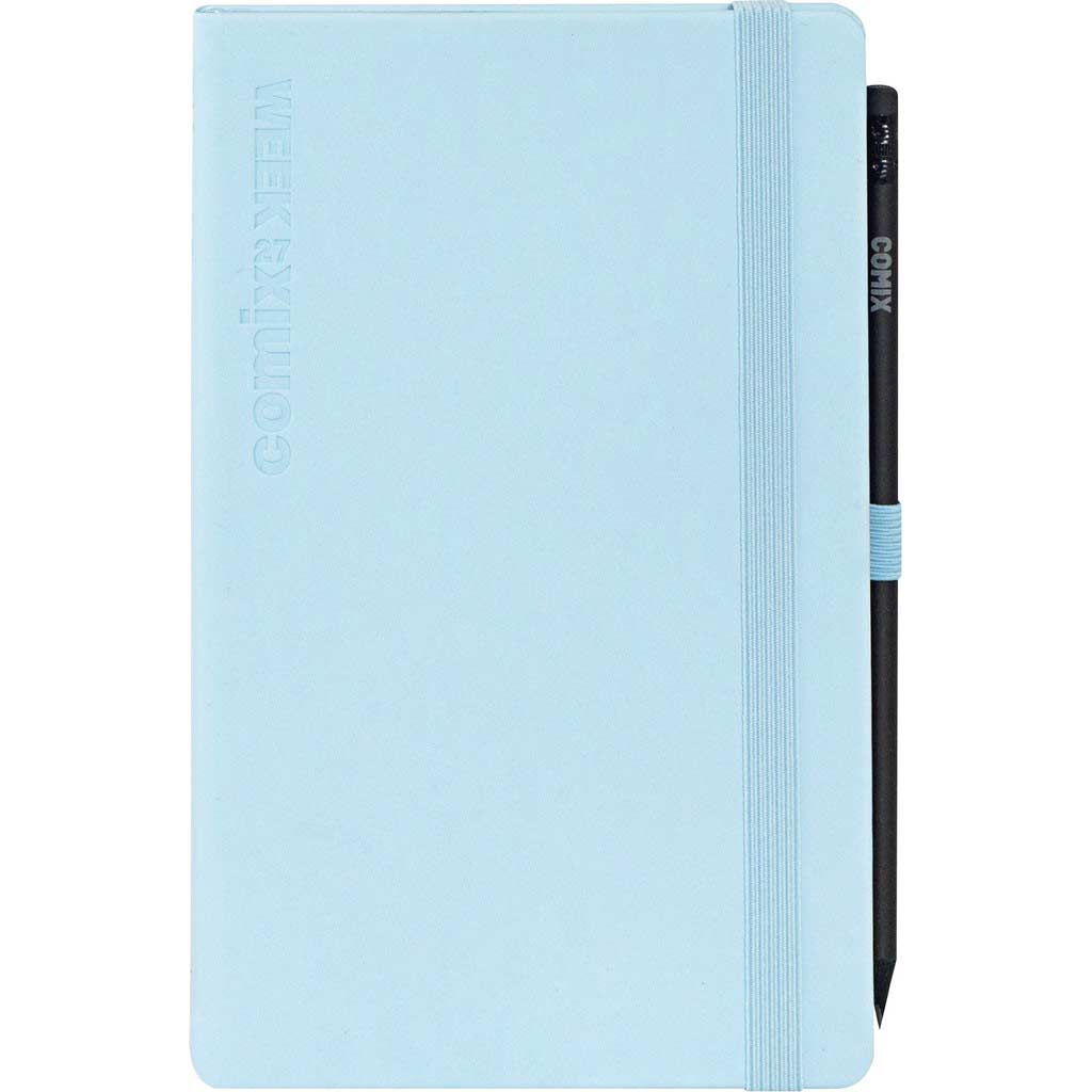 AGENDA 2027 COMIX 12 MESI WEEK LARGE HORIZONTAL AZURE - SETTIMANALE