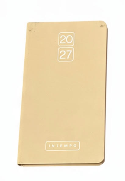 AGENDA INTEMPO BRAVO BEIGE 2027 8X15CM