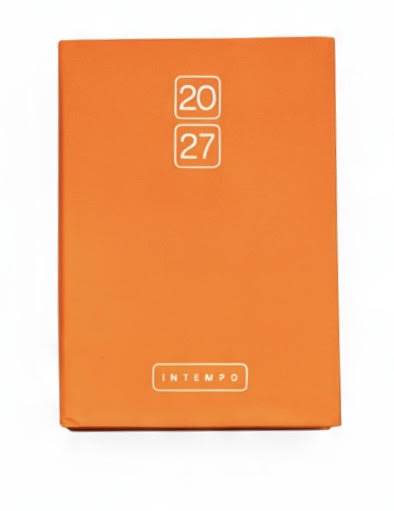 AGENDA INTEMPO BRAVO ARANCIONE 2027 7X10CM