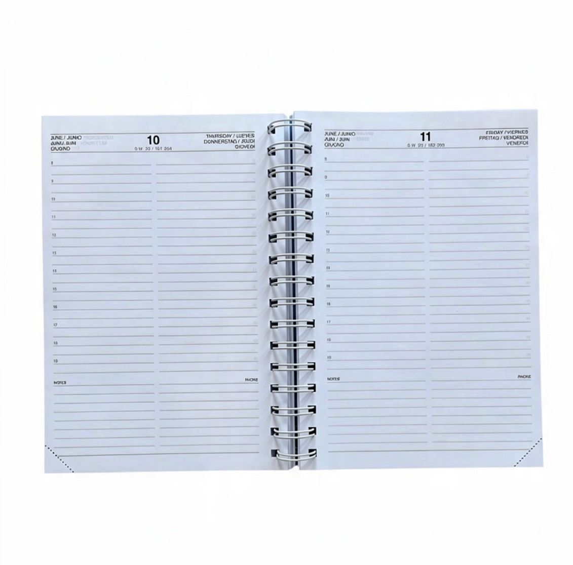 AGENDA GIORNALIERA 2027 15x21CM SPIRALATA POLIPLAN BLU Immagine secondaria del prodotto