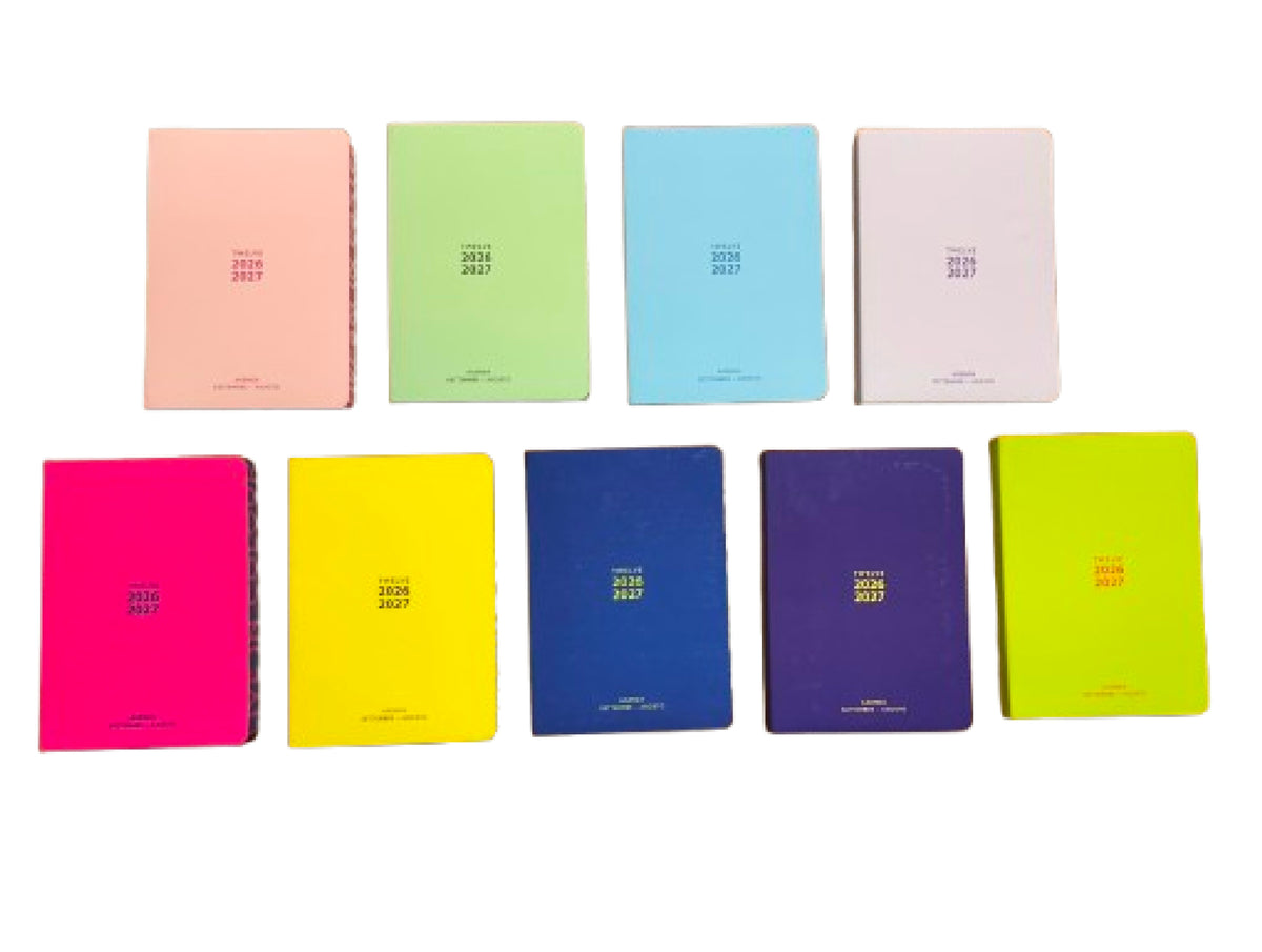 AGENDA TWELVE GIORNALIERA 12 MESI MORBIDA 12x17CM Immagine principale del prodotto