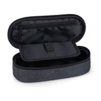 ASTUCCIO OVALE ORGANIZZATO GLITTER NERO
