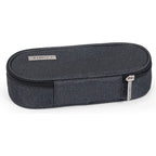 ASTUCCIO OVALE ORGANIZZATO GLITTER NERO