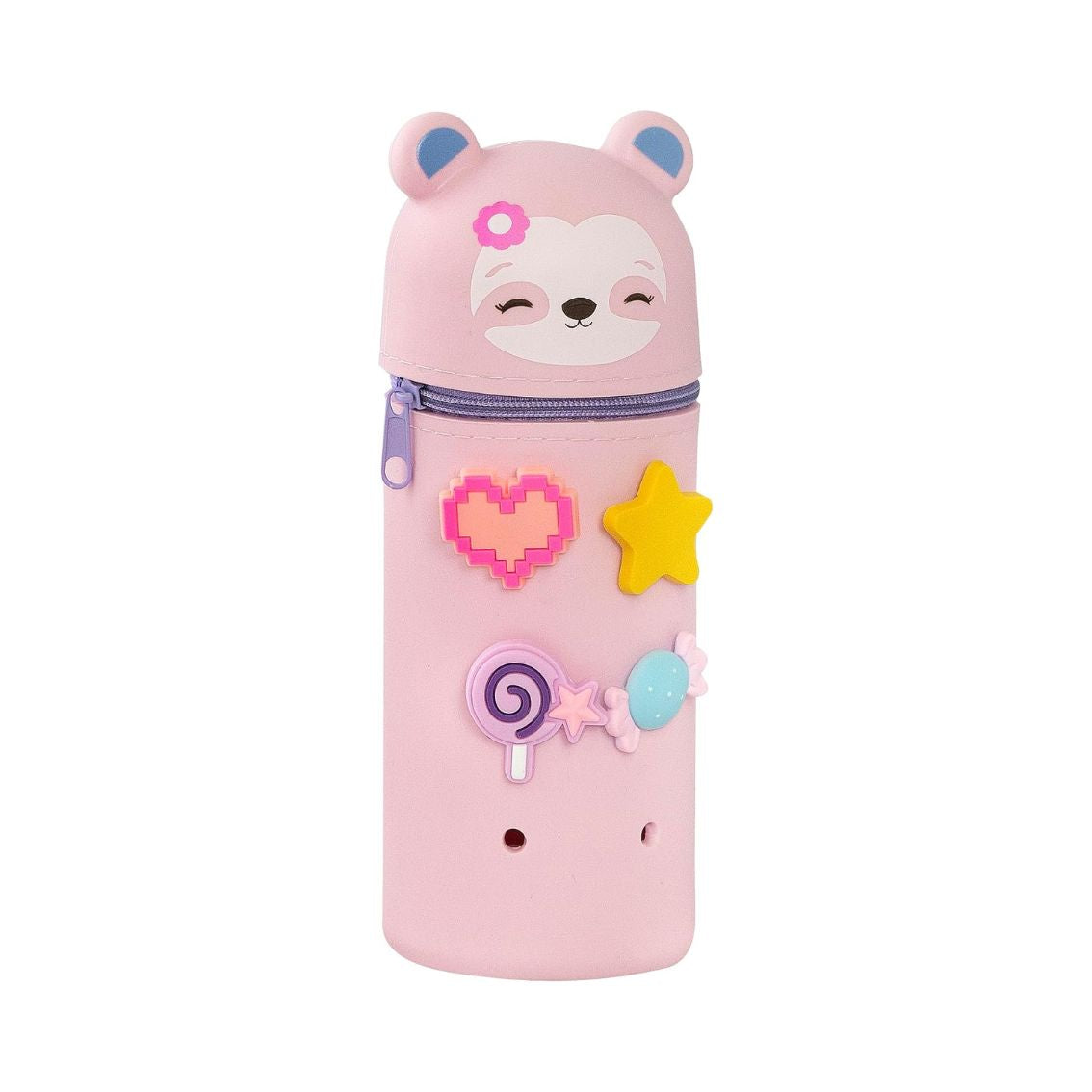 ASTUCCIO  SILICONE BRADIPO CON 4 CHARMS MOFU MOFU