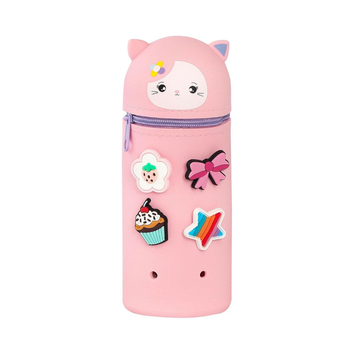 ASTUCCIO SILICONE GATTO CON 4 CHARMS MOFU MOFU Immagine principale del prodotto