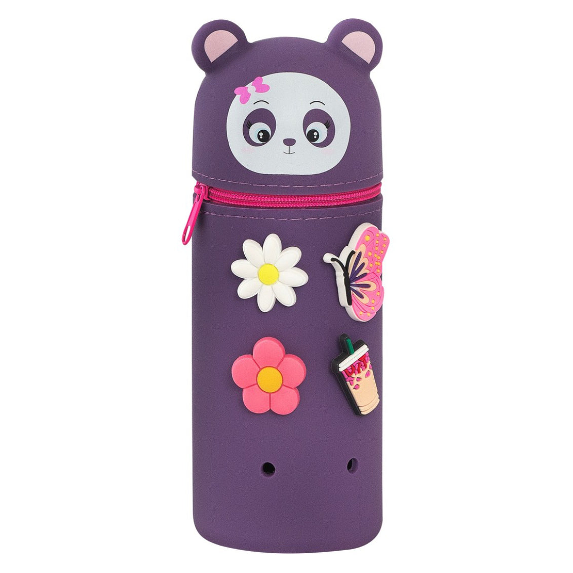 ASTUCCIO SILICONE PANDA CON CHARMS MOFU MOFU