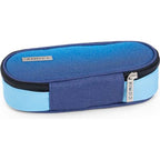 ASTUCCIO OVALE ORGANIZZATO SFUMATO GLITTER BLU COMIX