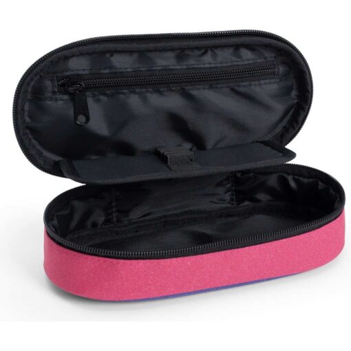 ASTUCCIO OVALE ORGANIZZATO SFUMATO GLITTER FUXIA COMIX