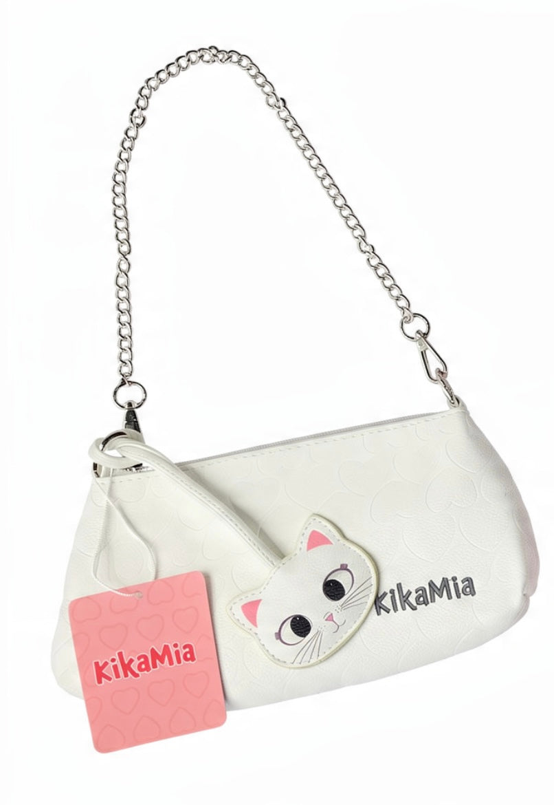 BORSA POCHETTE WHITE - BIANCO KIKAMIA Immagine principale del prodotto