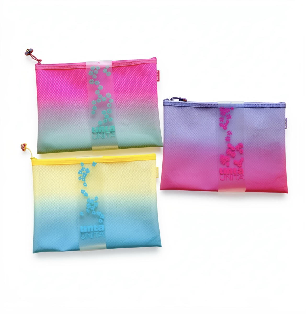 BUSTA EVA PORTATUTTO A4 MESH GRADIENT IMPERMEABILE - 33.5x24cm - TINTA UNITA JUICE Immagine principale del prodotto