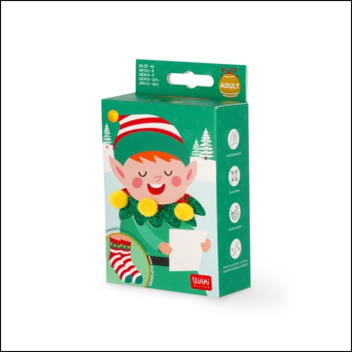 LEGAMI CALZINI ANTISCIVOLO - IT'S A MATCH! - ELF - ELFO - ADULT 35/42