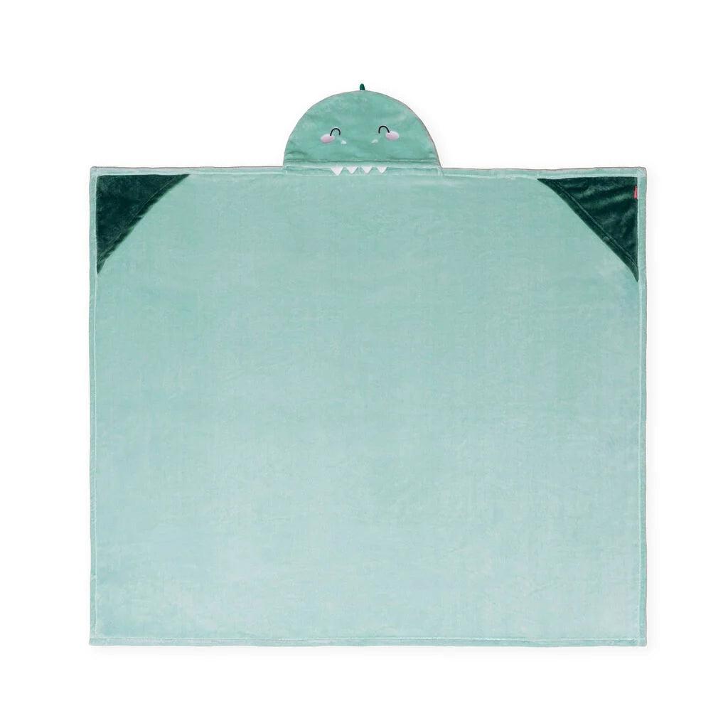 LEGAMI COPERTA CON CAPPUCCIO DINO - COSY HUGS!