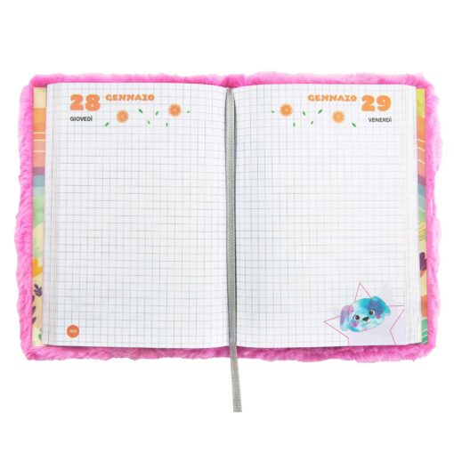 AGENDA - DIARIO 12 MESI 2026-2027 PLUSH MOFU MOFU GATTO