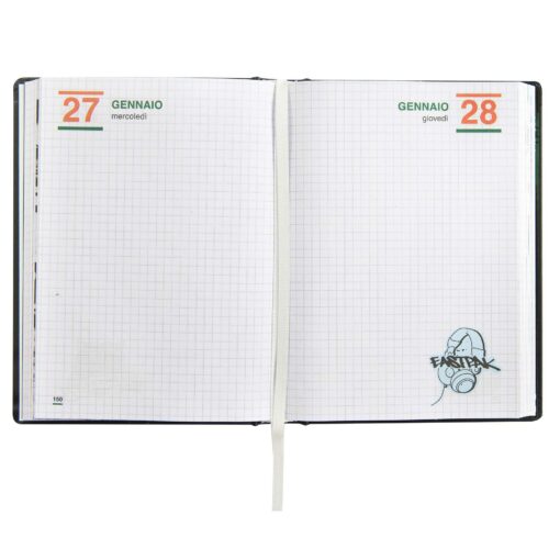 AGENDA - DIARIO 13 MESI 2026-2027 MEDIUM EASTPAK BLACK