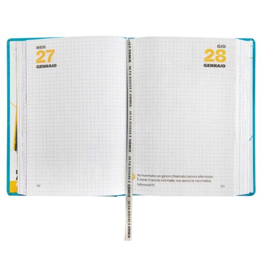 AGENDA - DIARIO 16 MESI 2026-2026 MINI COMIX AZZURRO