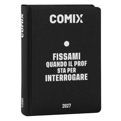 AGENDA DIARIO 16 MESI 2026-2027 MINI COMIX BLACK & WHITE Immagine principale del prodotto