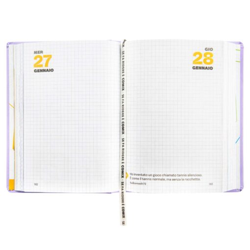 AGENDA - DIARIO 16 MESI 2026-2027 STANDARD COMIX LILLA Immagine secondaria del prodotto