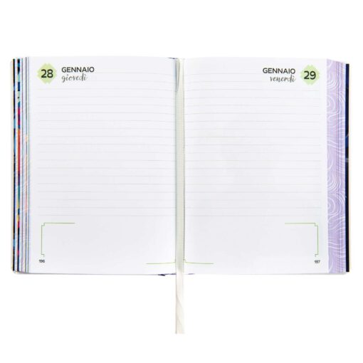 AGENDA - DIARIO 16 MESI 2026-2027 HASHTAG LILAC COLOR ME MY EVOLUTION