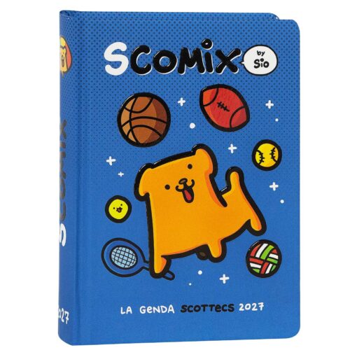 AGENDA - DIARIO 16 MESI 2026-2027 MEDIUM SCOMIX BY SIO BLU