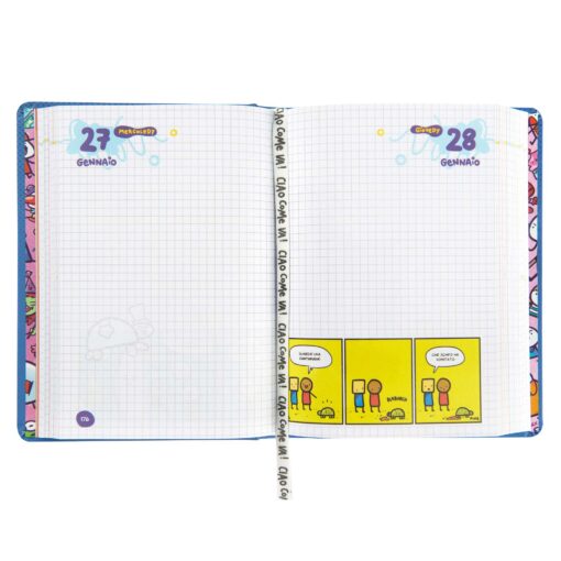 AGENDA - DIARIO 16 MESI 2026-2027 MEDIUM SCOMIX BY SIO BLU