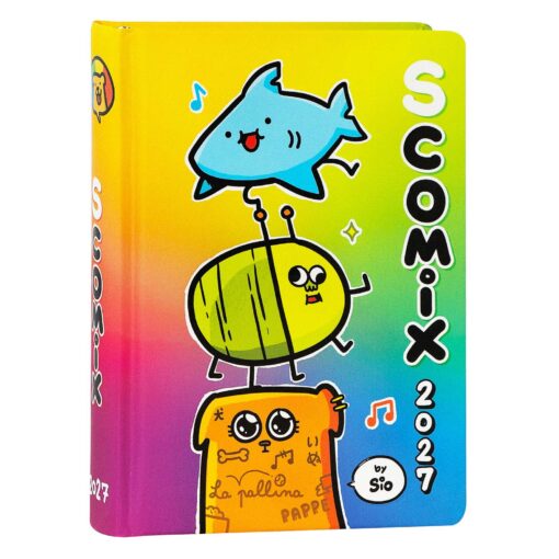 AGENDA - DIARIO 16 MESI 2026-2027 MEDIUM SCOMIX BY SIO MULTICOLOR