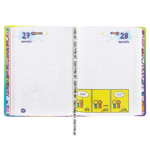 AGENDA - DIARIO 16 MESI 2026-2027 MEDIUM SCOMIX BY SIO MULTICOLOR