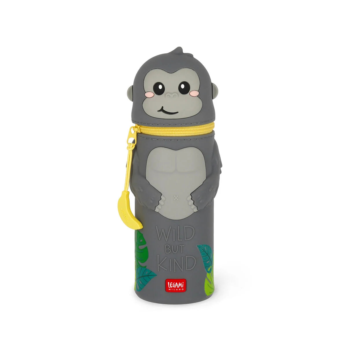 ASTUCCIO 2 IN 1 GORILLA IN SILICONE "WILD BUT KIND" - KAWAII