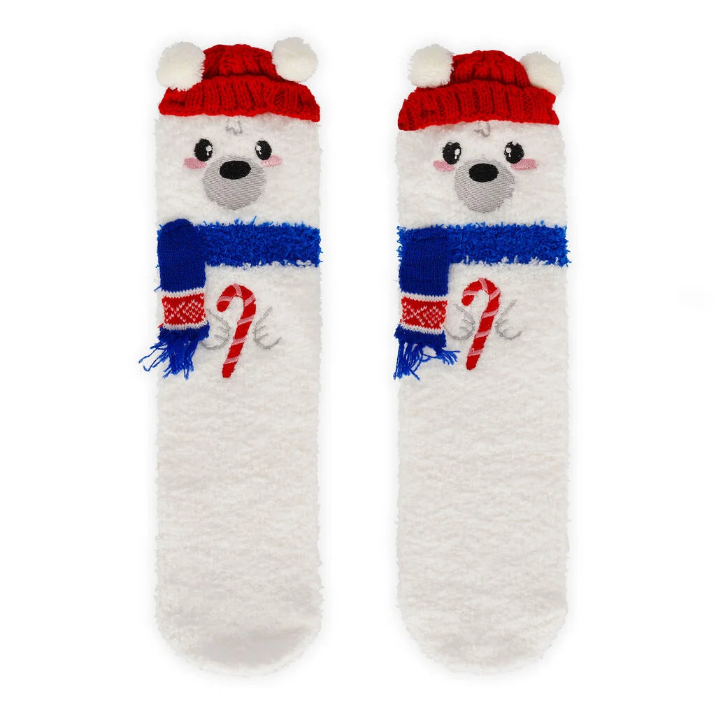 LEGAMI CALZINI ANTISCIVOLO - IT'S A MATCH! - POLAR BEAR - ORSO POLARE ADULT 35/42 Immagine principale del prodotto