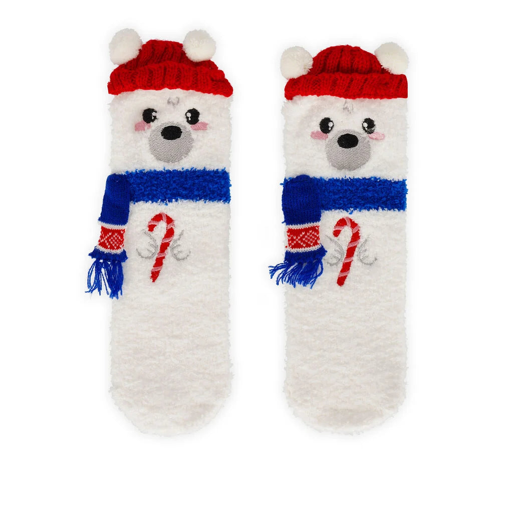 LEGAMI CALZINI ANTISCIVOLO - IT'S A MATCH! - POLAR BEAR - ORSO POLARE KIDS 26/34 Immagine principale del prodotto