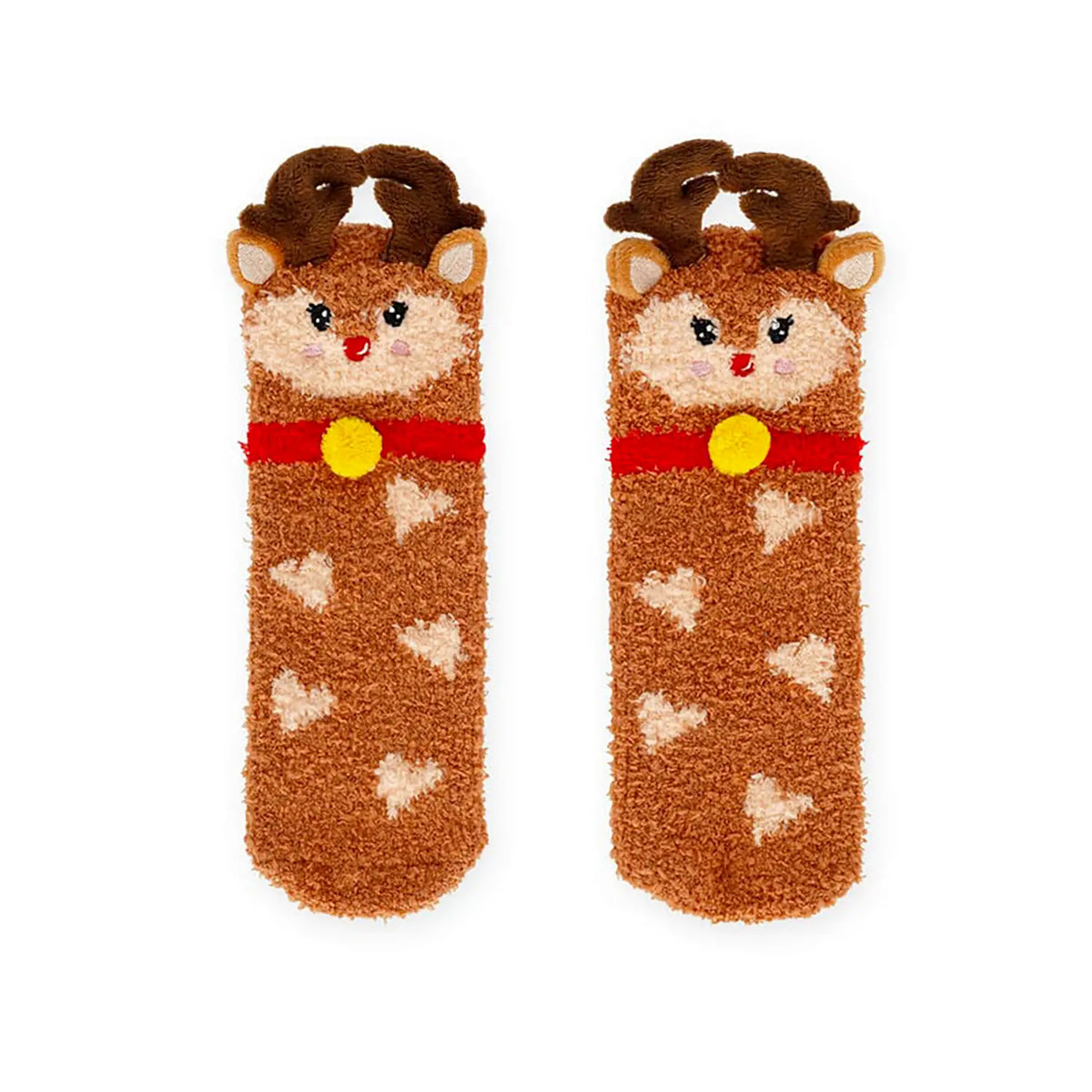 LEGAMI CALZINI ANTISCIVOLO - IT'S A MATCH! - REINDEER - RENNA - ADULT 35/42