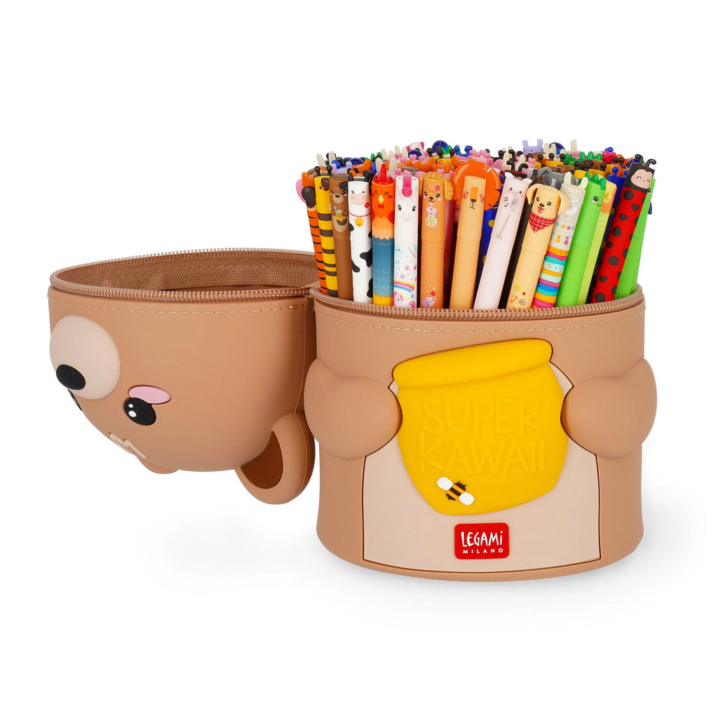 LEGAMI SUPER KAWAII TADDY BEAR PORTAPENNE DA TAVOLO