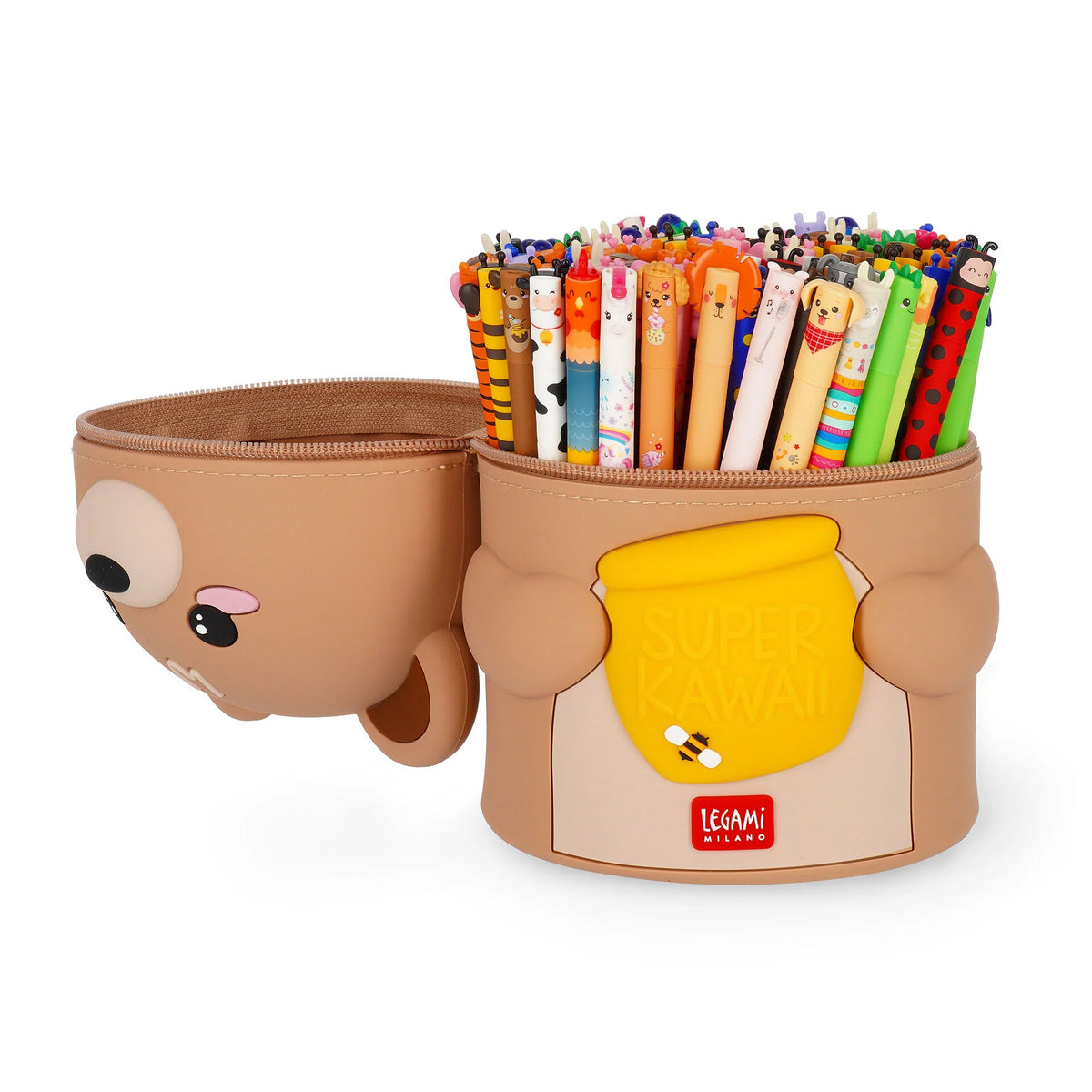 LEGAMI SUPER KAWAII TADDY BEAR PORTAPENNE DA TAVOLO