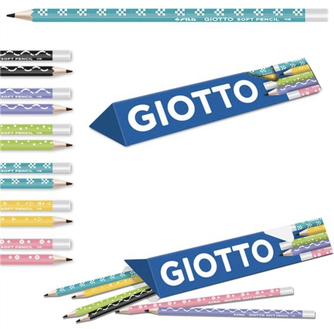 MATITA HB2 CON GOMMA SOFT GRAPHITE PENCIL