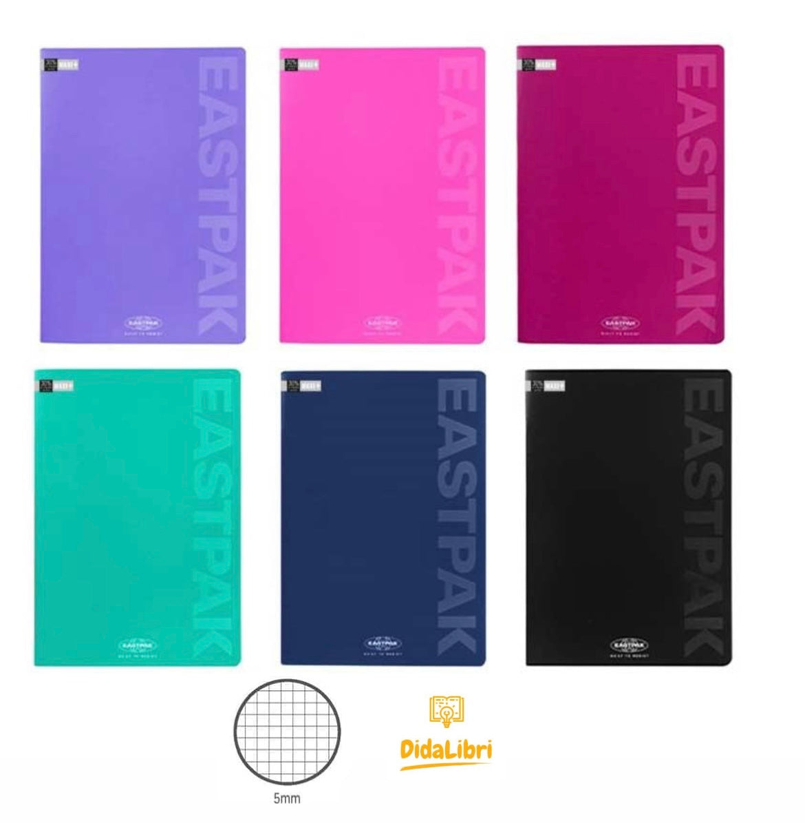 MAXI QUADERNO EASTPAK 100GR RIGATURA 5MM Immagine principale del prodotto