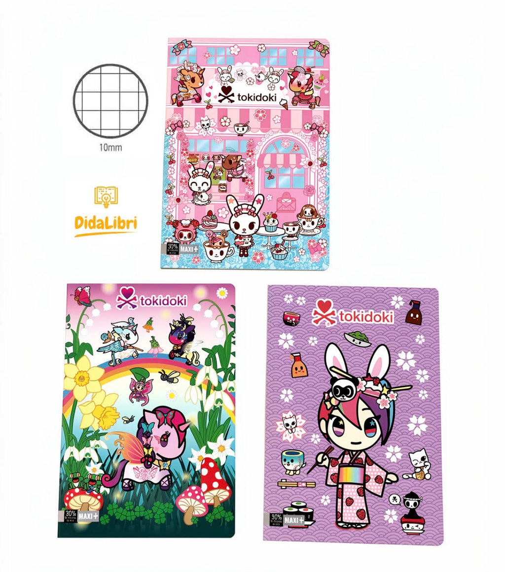 MAXI QUADERNO TOKIDOKI 100GR RIGATURA 10MM