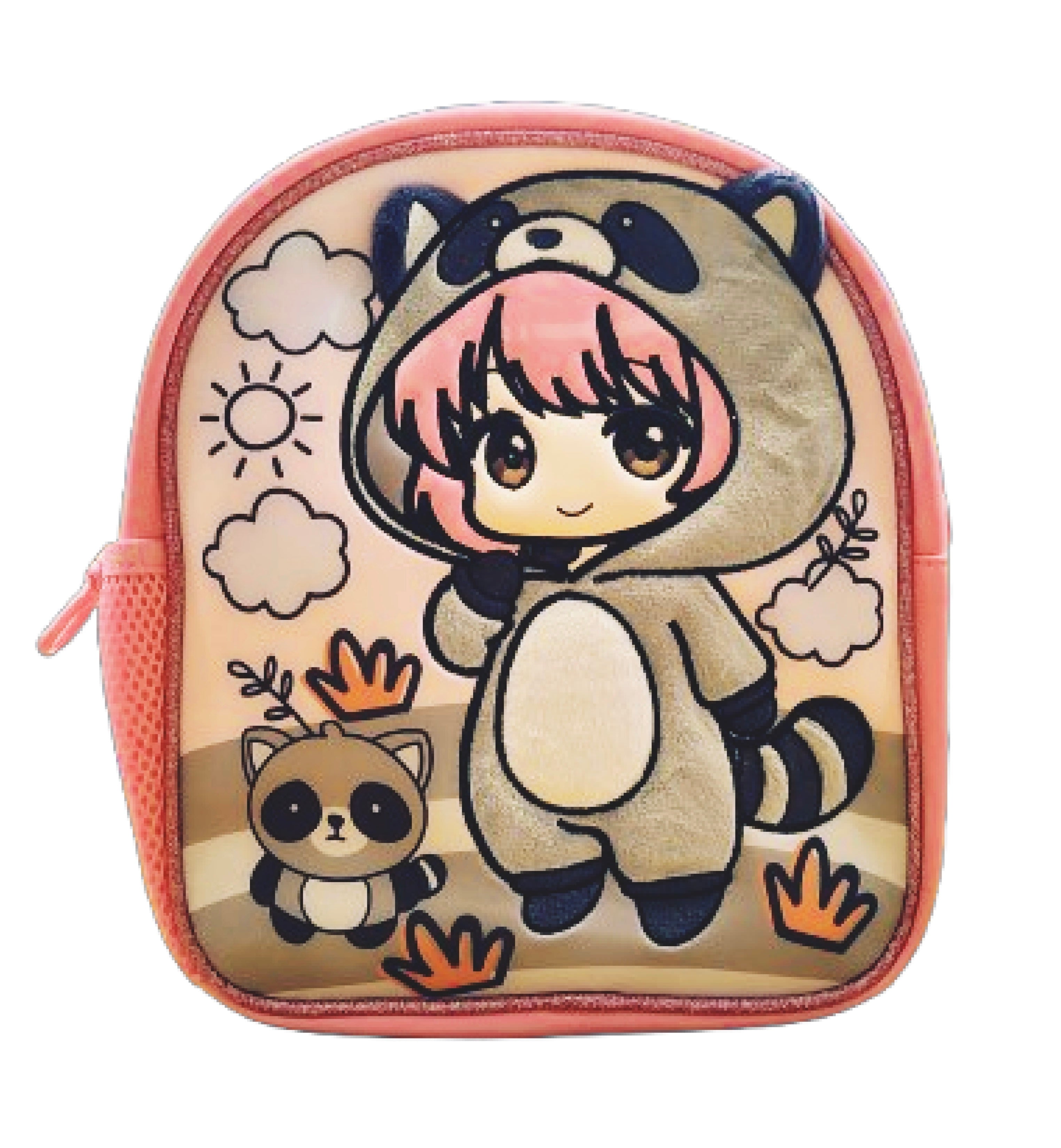 MINI ZAINO PER ASILO RACOON - PROCIONE