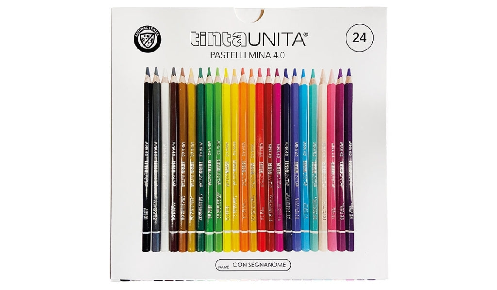 PASTELLI MINA 4.2 TINTA UNITA CONFEZIONE DA 24
