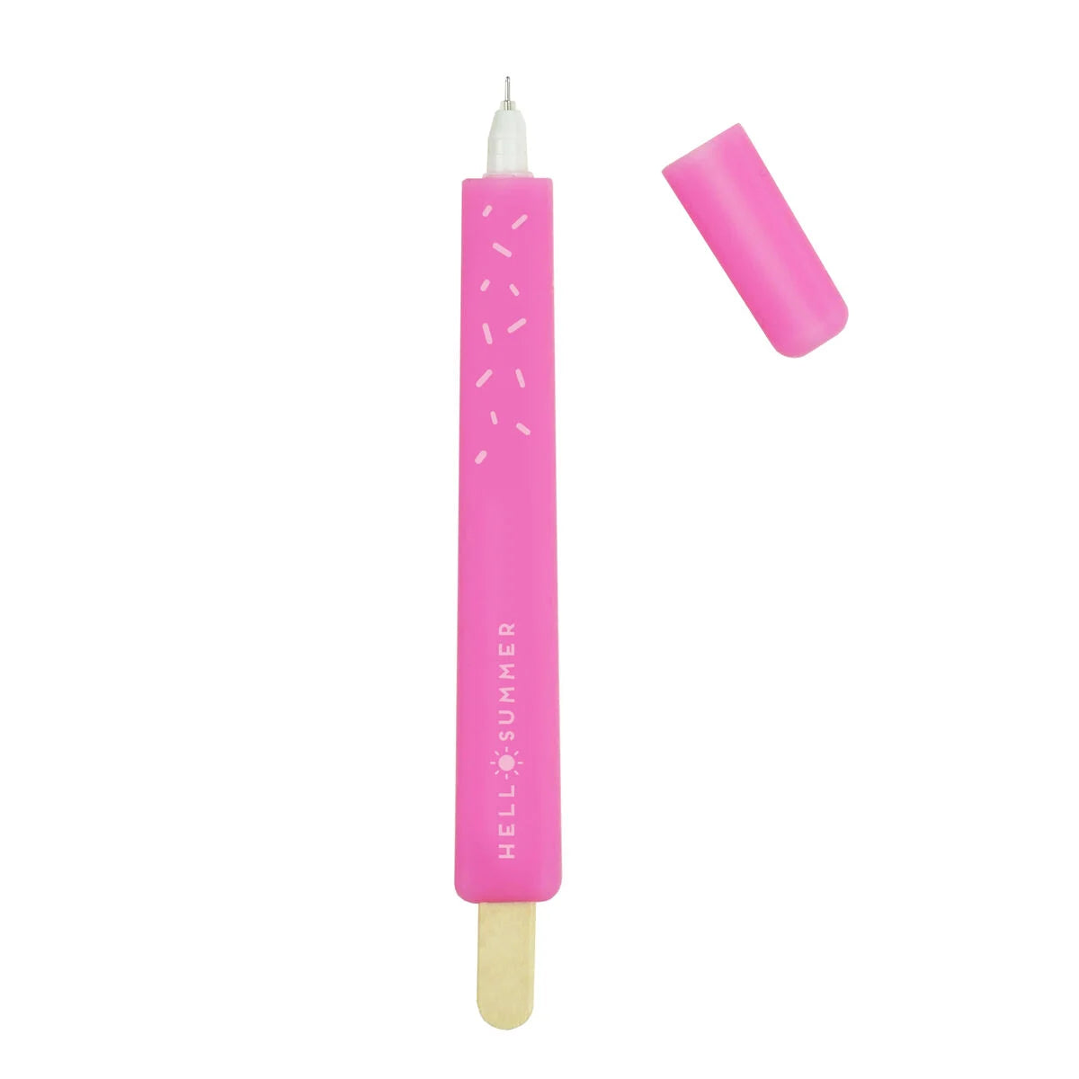 PENNA A GEL A FORMA DI GHIACCIOLO - NERO - HELLO SUMMER Immagine principale del prodotto