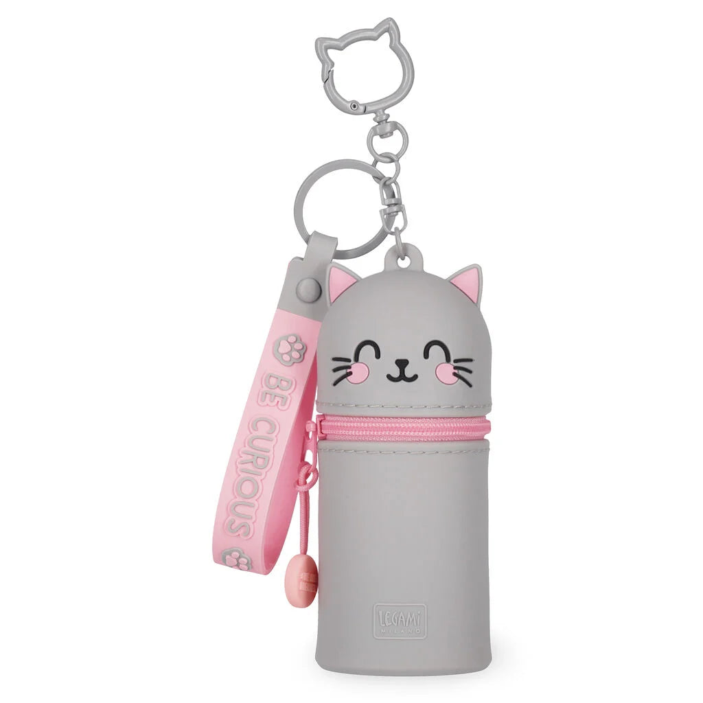 LEGAMI MINI KAWAII KITTY - PORTAMONETE CON PORTACHIAVI GATTO