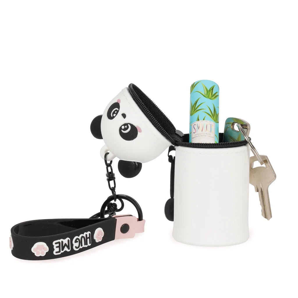MINI KAWAII PANDA - PORTAMONETE CON PORTACHIAVI PANDA Immagine secondaria del prodotto