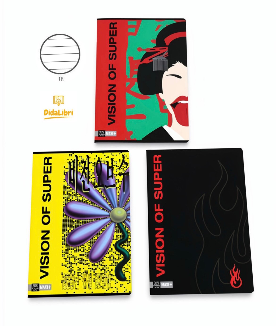 MAXI QUADERNO VISION OF SUPER 100GR RIGATURA 1R Immagine principale del prodotto
