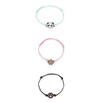 LEGAMI SET DI 3 BRACCIALI - PANDA - SET OF 3 BRACELETS