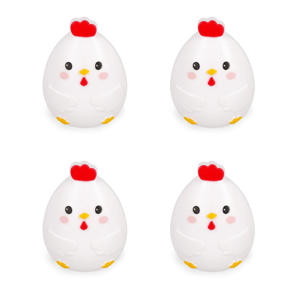 SET DI 4 CLIP CHIUDI PACCO HEN - BAG CLIPS - LEGAMI
