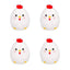 SET DI 4 CLIP CHIUDI PACCO HEN - BAG CLIPS - LEGAMI