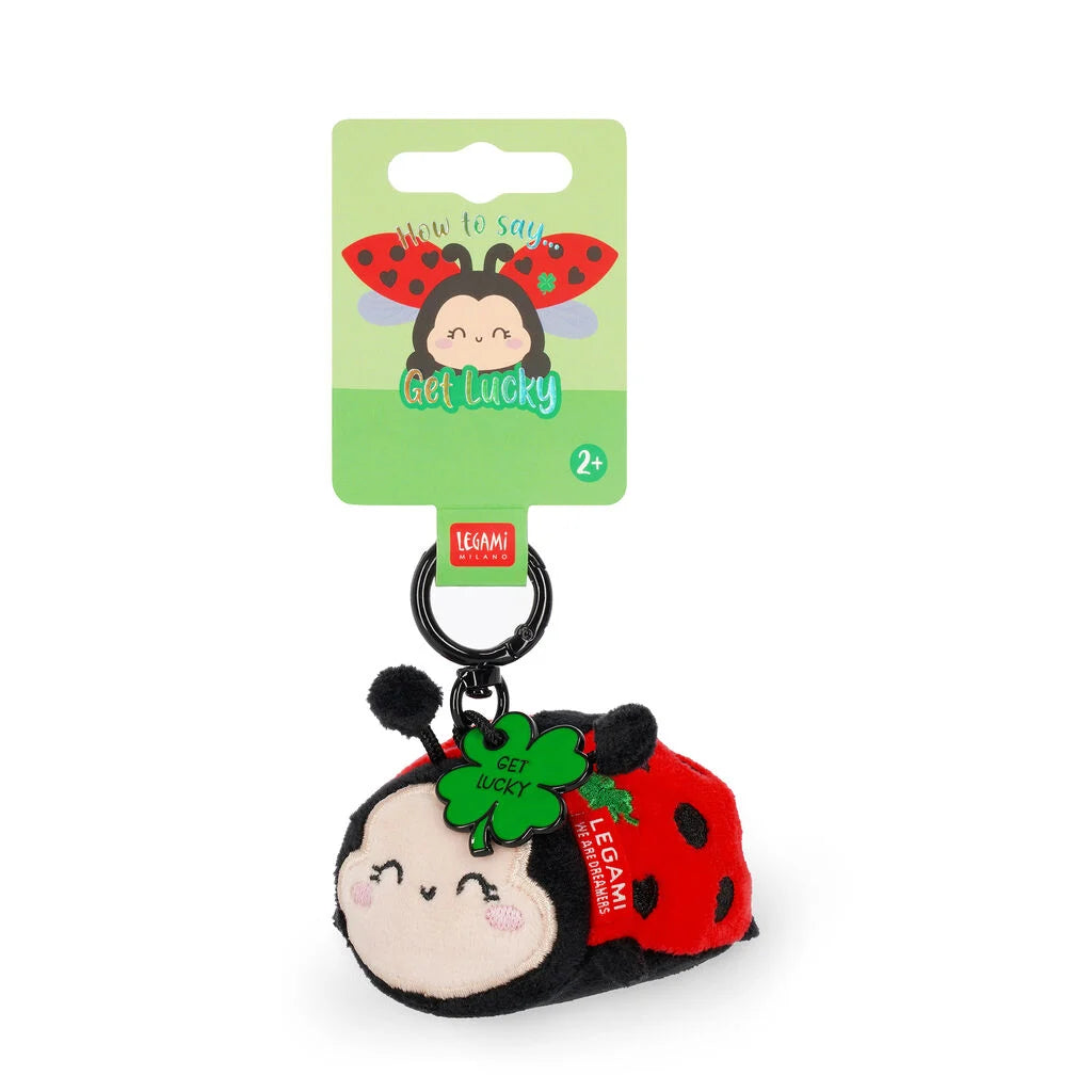 LEGAMI PORTACHIAVI DI PELUCHE LADYBUG TINY SUPER SOFT