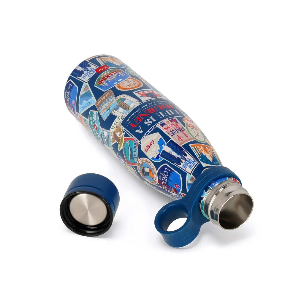 LEGAMI BOTTIGLIA TERMICA 500ML - TRAVEL STICKERS - HOT & COLD