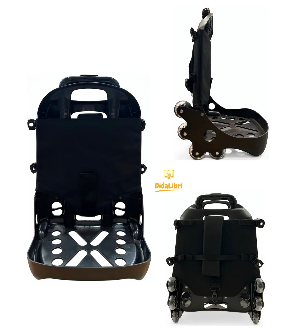 CARELLINO TROLLEY PER ZAINO TINTA UNITA CROSS Immagine principale del prodotto
