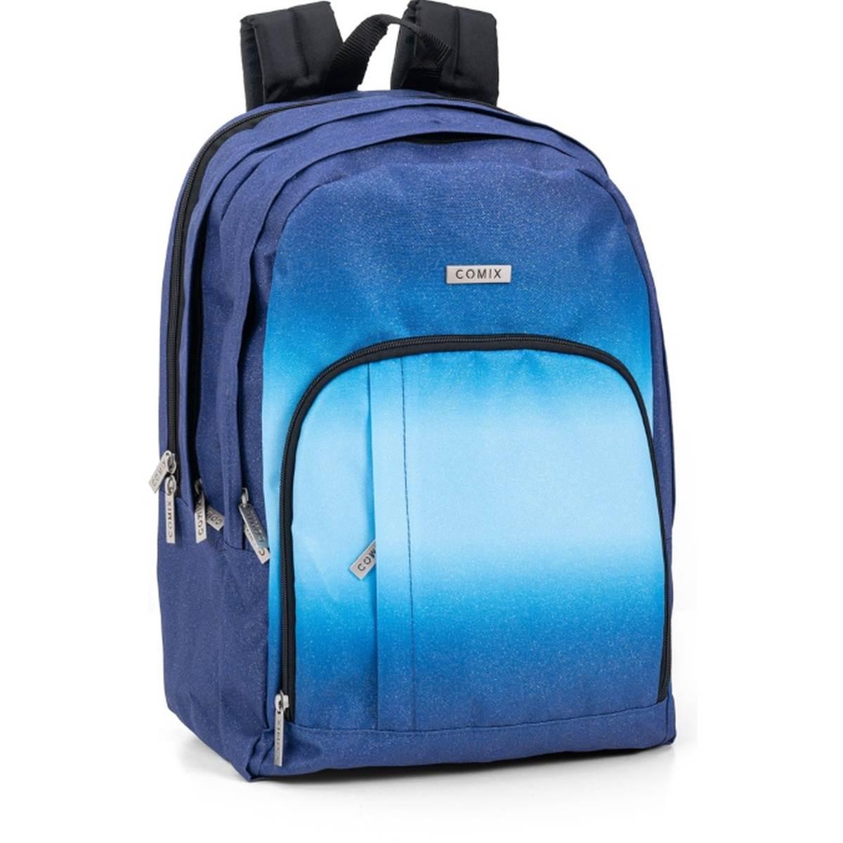 ZAINO COMIX SFUMATO GLITTER BLU