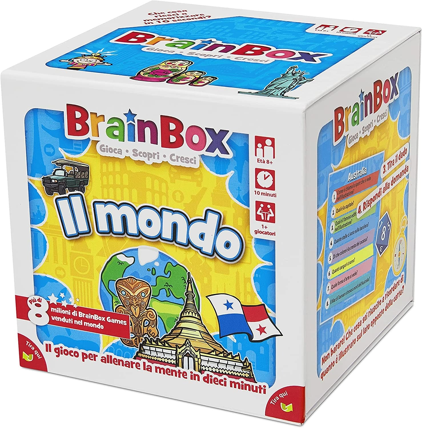 Copertina del libro BRAIN BOX IL MONDO - GIOCO DA TAVOLO Immagine principale del prodotto